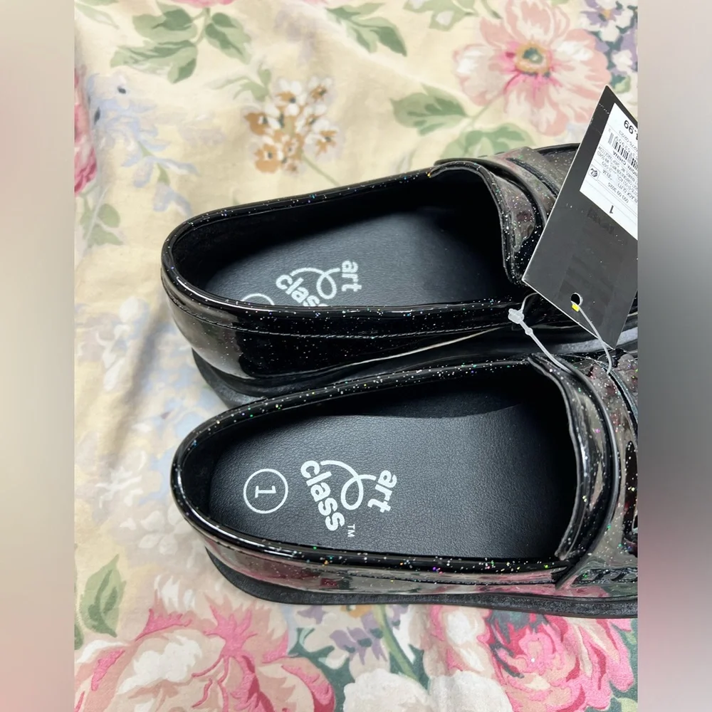 Glitter Celia slip on shoes